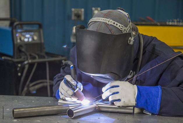 Which gas is not normally used in TIG welding